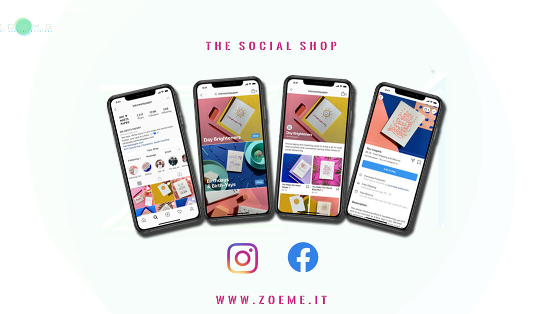 Facebook e Instagram shop